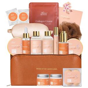 NEW 21 Pc Natural Spa GIFT SET | Self Care Package Birthday Gift for Women